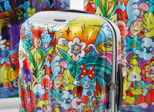 Farverigt kunstværk