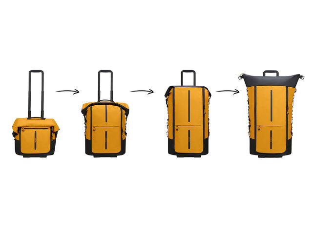 4 muligheder, 1 rejsetaske