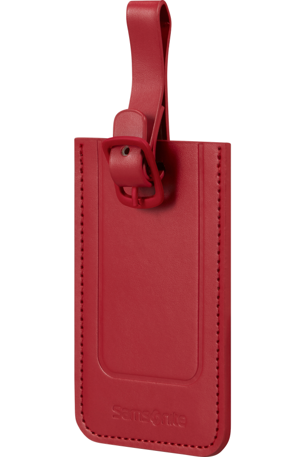 Samsonite Ta Revolution Rectangle Luggage Tag x2  Rød