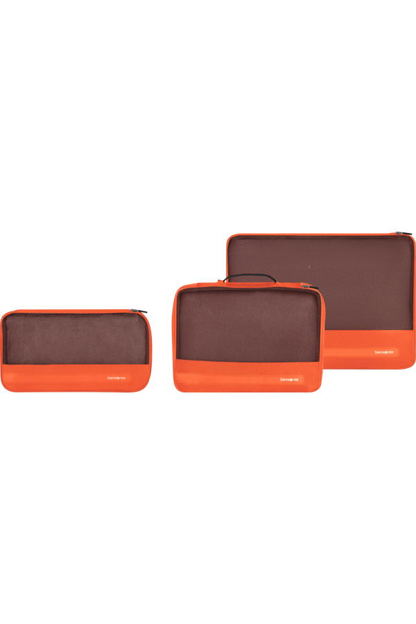Samsonite Ta Revolution Set of 3 Packing Cubes  Orange