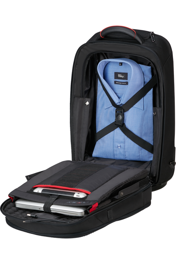Samsonite Pro-DLX 6 Laptop Backpack with Wheels  17.3inch Sort