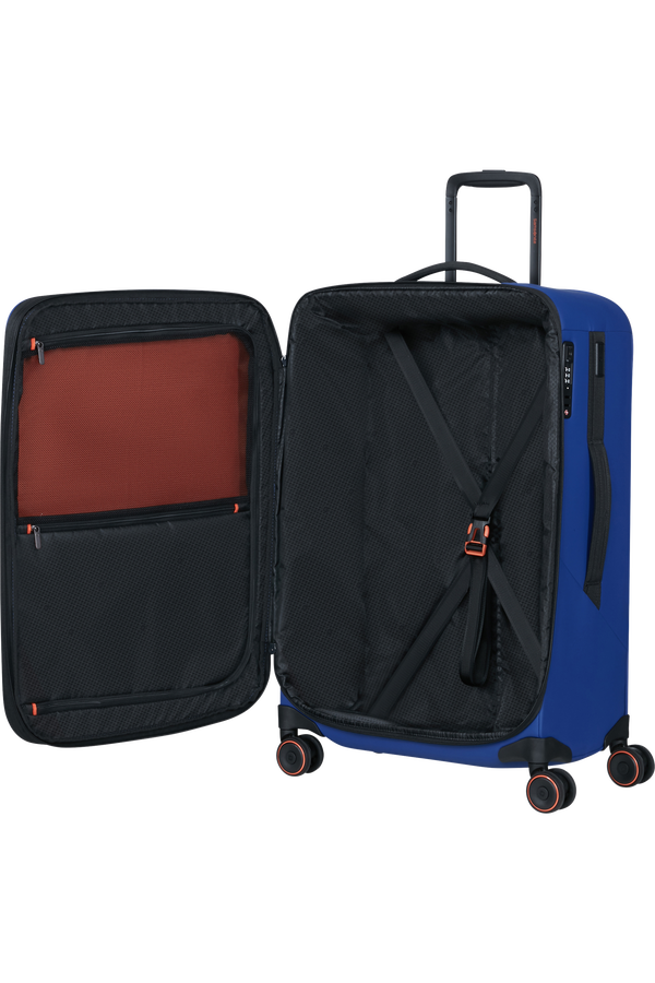 Samsonite Glazed Spinner Expandable 67cm  Elektrisk bl&aring;