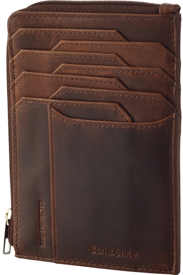 Samsonite Oleo Slg 727-All in One Wallet Zip  M&oslash;rkebrun