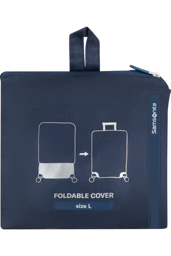 Samsonite Ta Revolution Foldable Luggage Cover L  Midnatsbl&aring;
