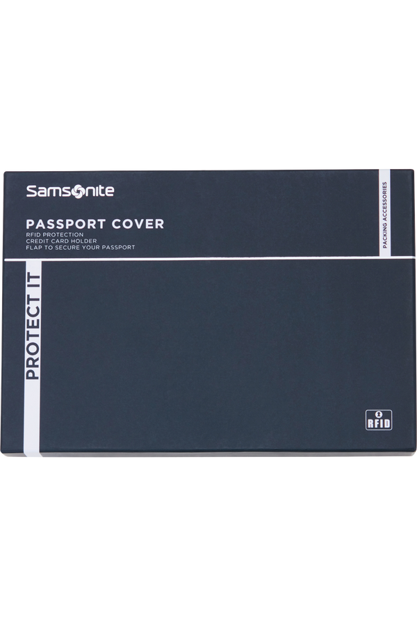Samsonite Ta Revolution Passport Cover  Sort
