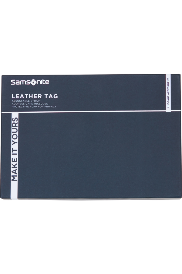 Samsonite Ta Revolution Leather Luggage Tag  Sort