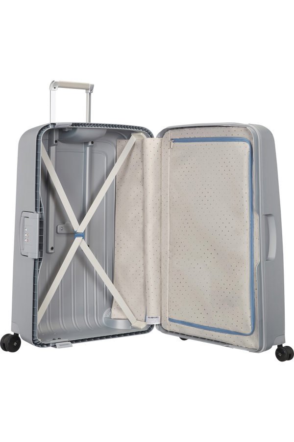 Samsonite S'Cure Spinner 75cm Sølv