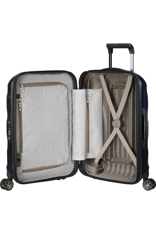 Samsonite C-Lite Spinner Expandable 55cm  Midnatsblå