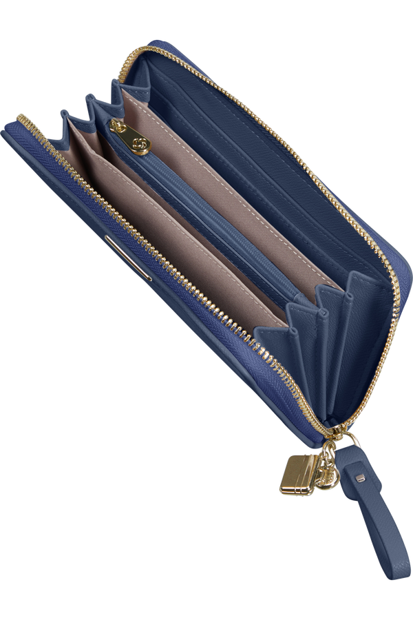 Samsonite Karissa 2.0 Slg 319 - L Zip Around L  Midnatsbl&aring;