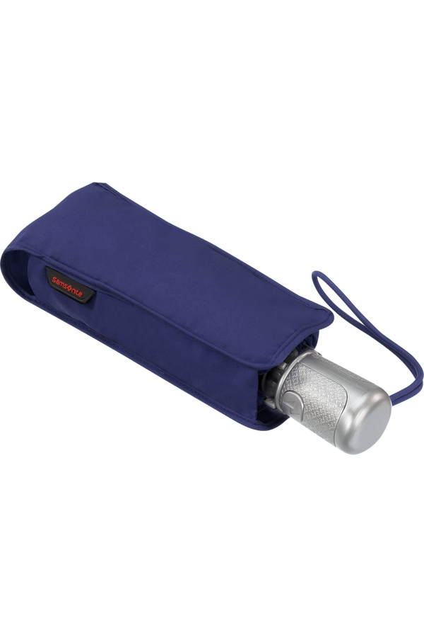 Samsonite Alu Drop S 4 Sect. Auto O/C  INDIGOBLÅ