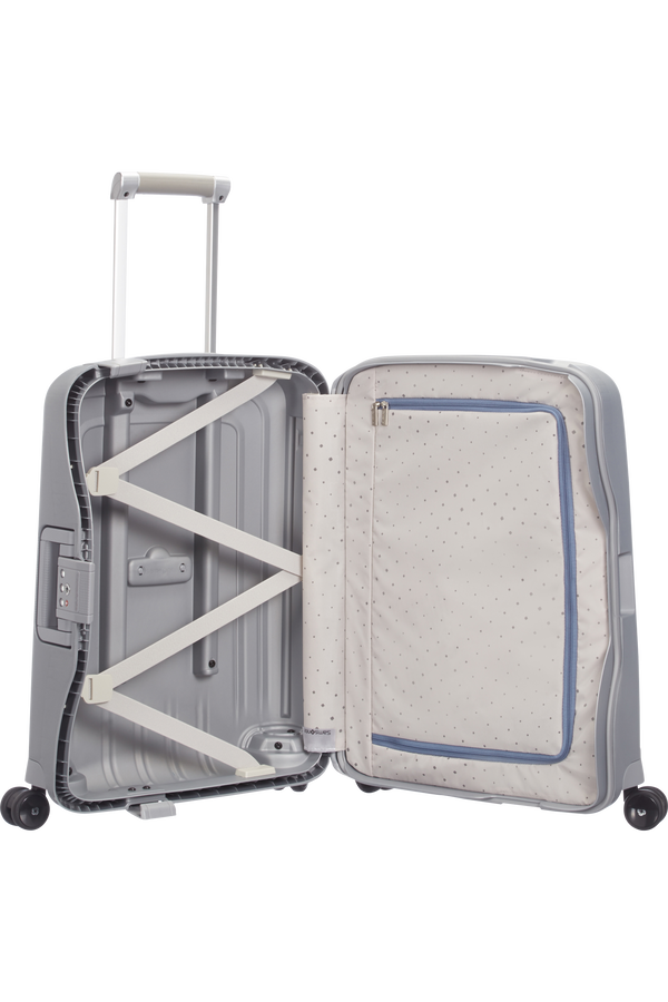Samsonite S'Cure Spinner 55cm Sølv