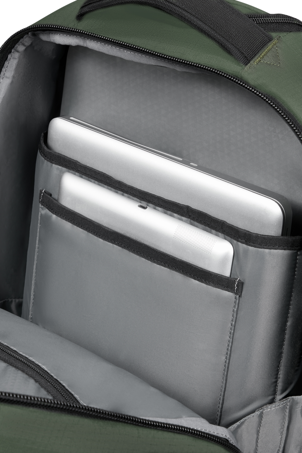 Samsonite Roadseeker Laptop Backpack with wheels 17.3''  Mørk oliven