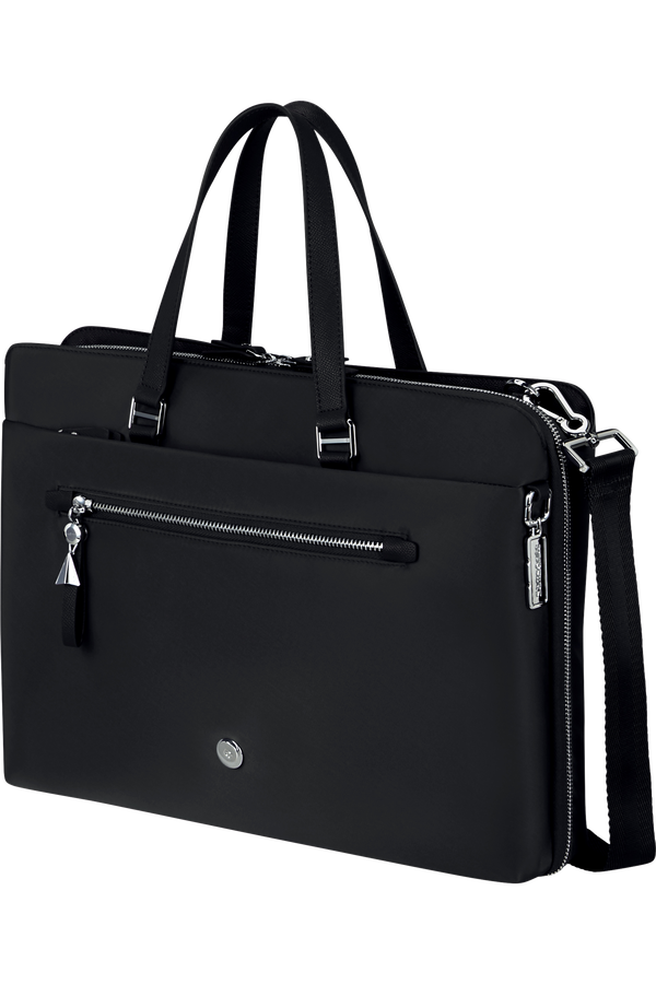 Samsonite Karissa Evo Slim Bailhandle 15.6'  Sort