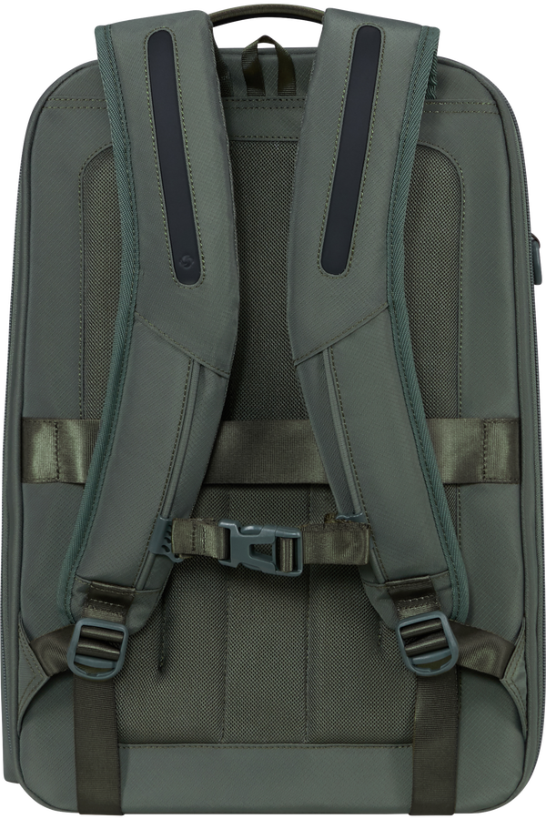 Samsonite Paralux 2-1 Travel Backpack  Oliven