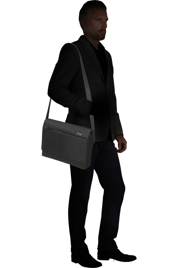 Samsonite Hip-Tech 2 Messenger 12.9'+Flap  Sort