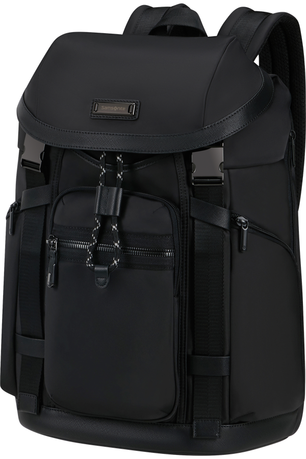 Samsonite Relyon Backpack M 15.6'' with flap  Sort