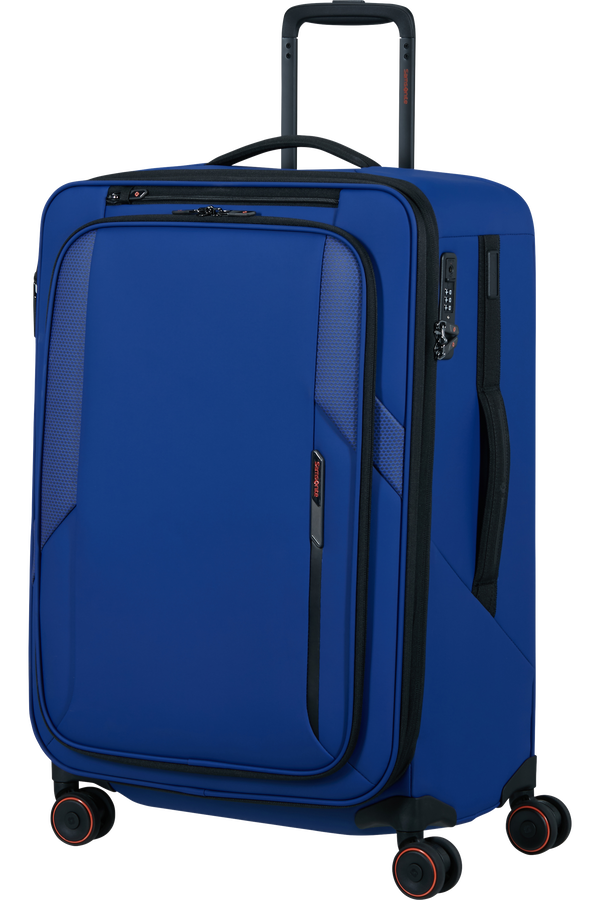 Samsonite Glazed Spinner Expandable 67cm  Elektrisk bl&aring;