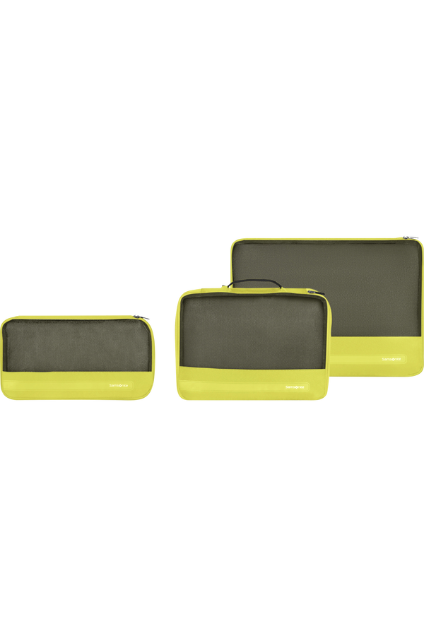 Samsonite Ta Revolution Set of 3 Packing Cubes  Lime
