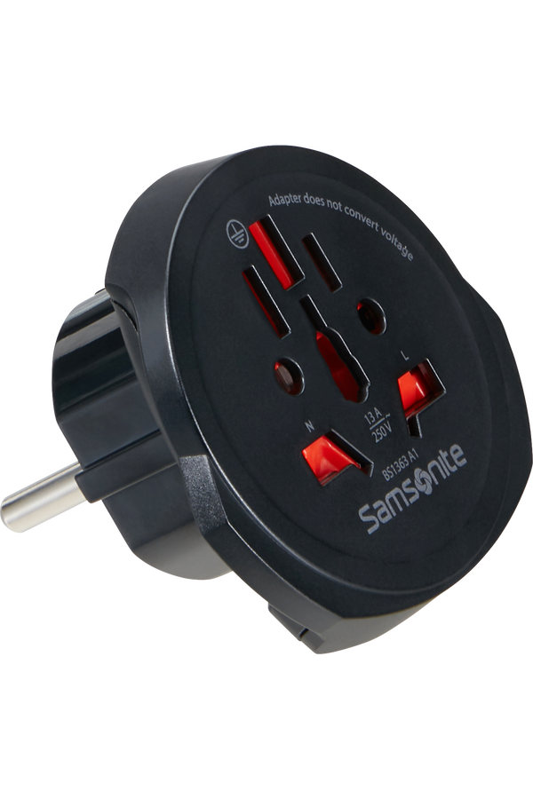 Samsonite Travel Accessories World to Europe Adaptor Sort