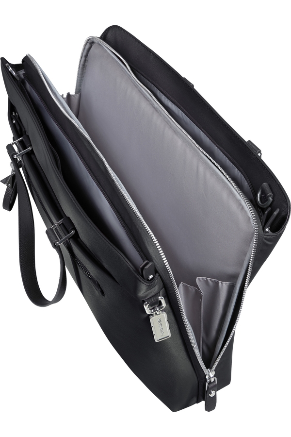 Samsonite Karissa Evo Slim Bailhandle 15.6'  Sort