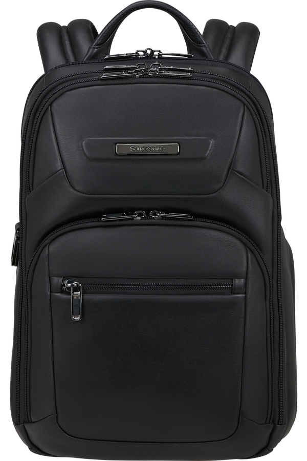 Samsonite Pro-Dlx 6 Leather Backpack 14.1'  Sort