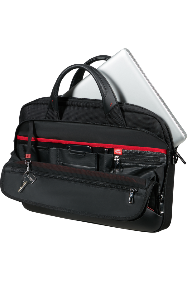 Samsonite Pro-DLX 6 Slim Briefcase 15.6'  Sort