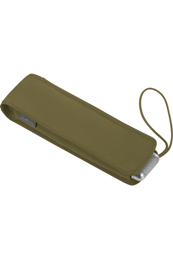 Samsonite Alu Drop S 3 Sect. Manual Flat  Mørk oliven