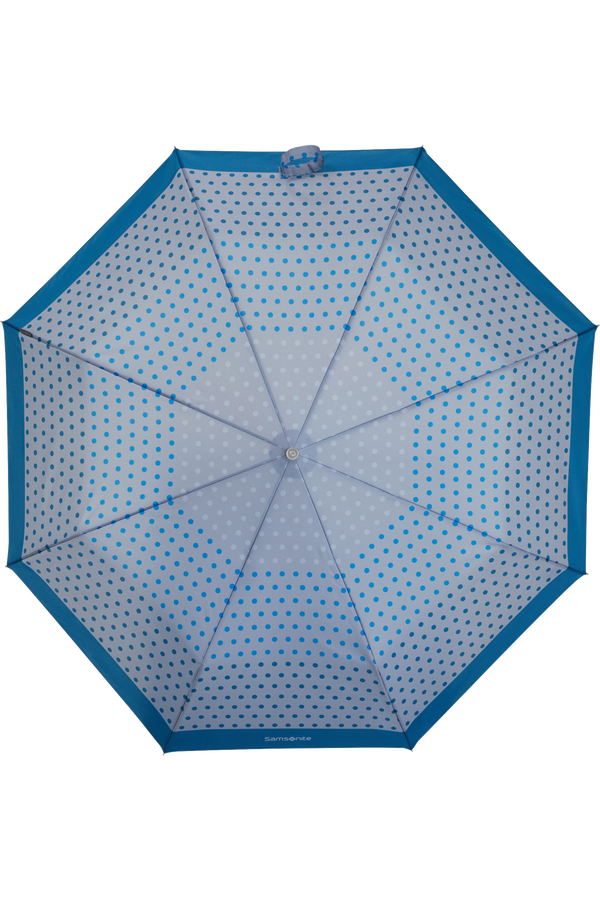 Samsonite Alu Drop S Safe 3 Sect. Auto O/C  Blue Dots