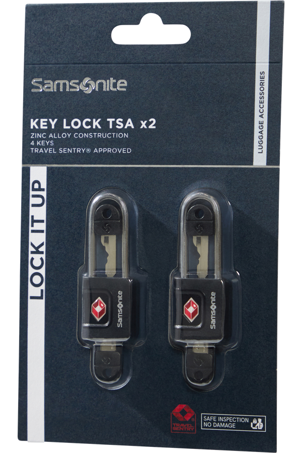 Samsonite Ta Revolution Key Lock TSA x2  Sort