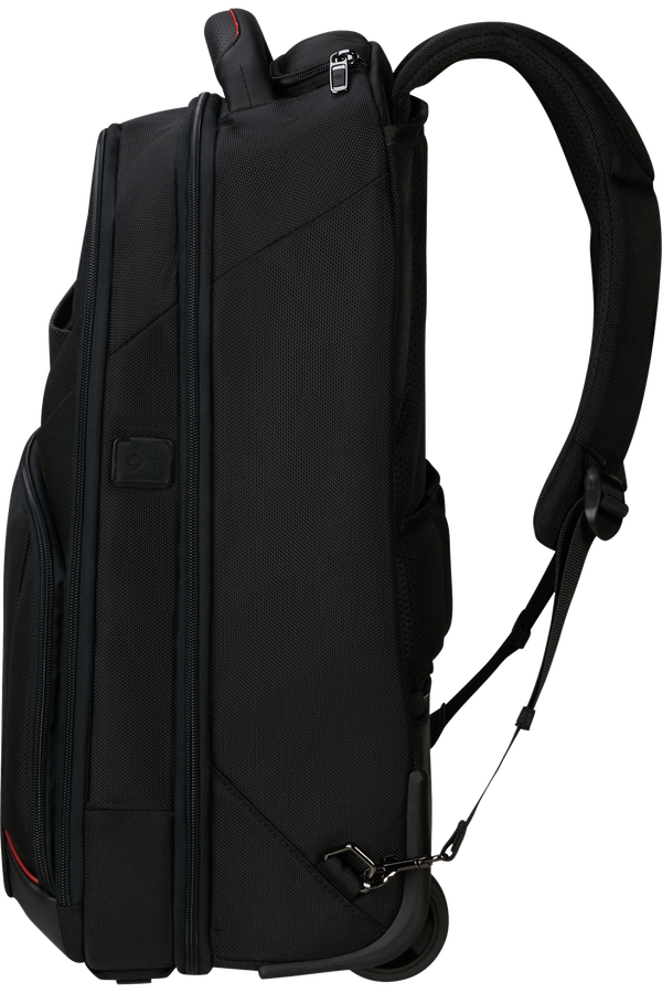 Samsonite Pro-DLX 6 Laptop Backpack with Wheels  17.3inch Sort