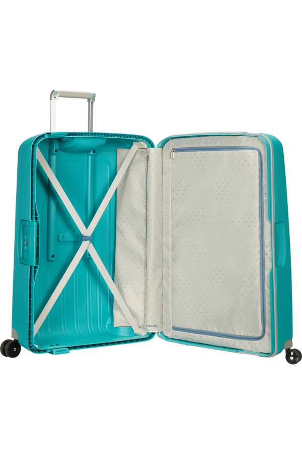 Samsonite S'Cure Spinner 81cm Aqua Blue