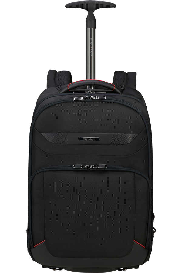 Samsonite Pro-DLX 6 Laptop Backpack with Wheels  17.3inch Sort