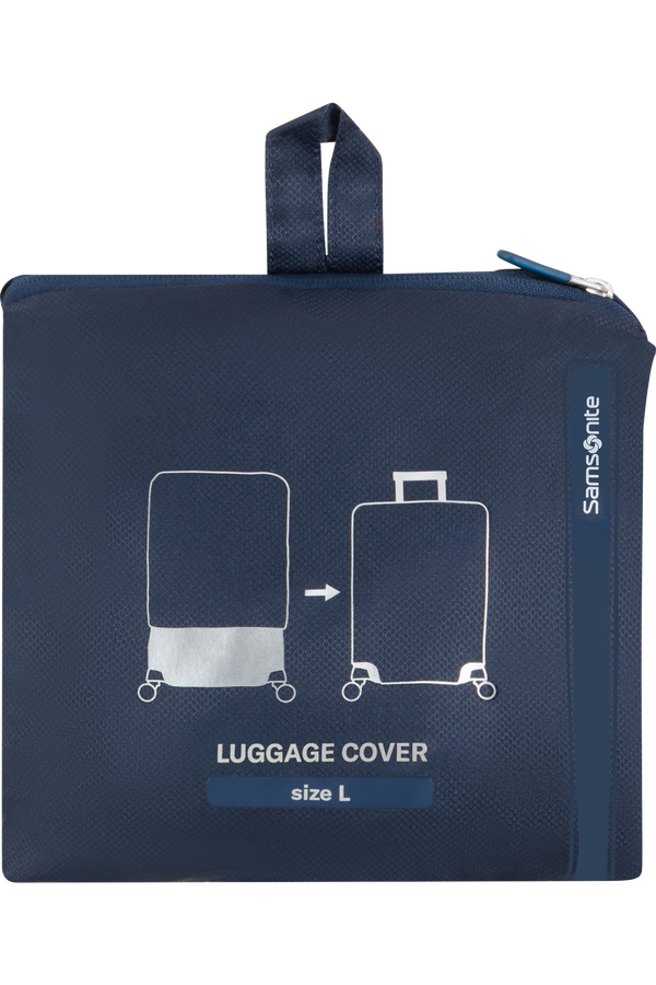 Samsonite Ta Revolution Foldable Luggage Cover L  Midnatsbl&aring;