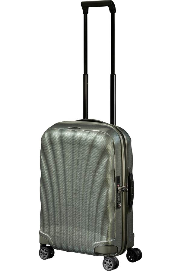 Samsonite C-Lite Spinner Expandable 55cm  Metallisk grøn