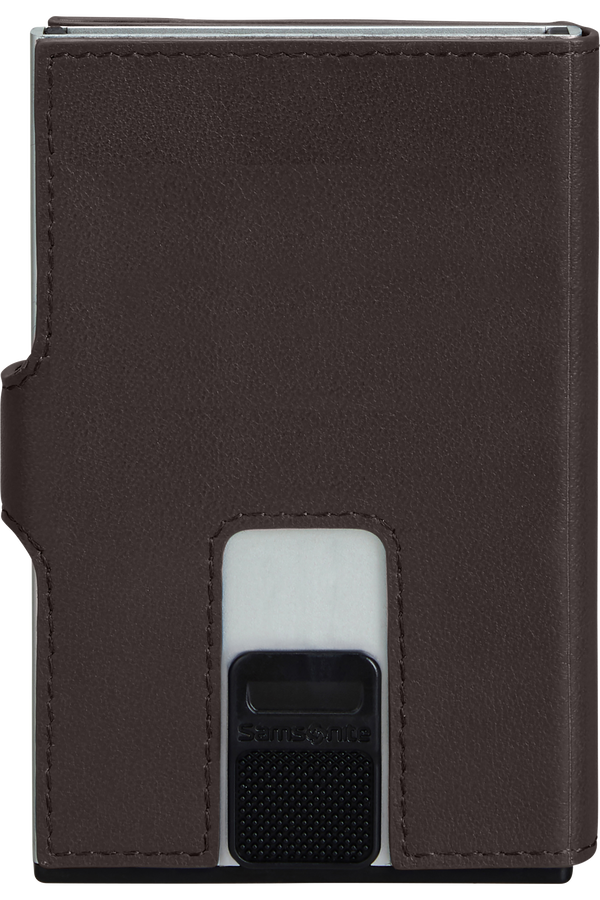 Samsonite Alu Fit 202 - Slide-up Wallet  Mørkebrun
