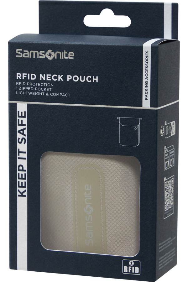 Samsonite Ta Revolution RFID Neck Pouch  Eklipsegr&aring;