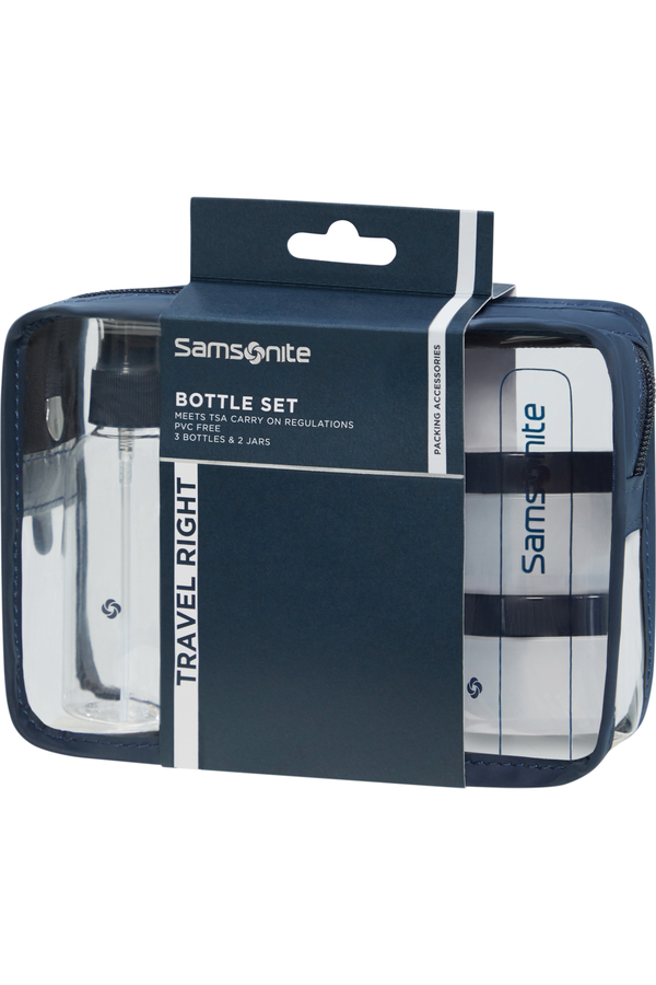 Samsonite Ta Revolution Bottle Set  Midnatsbl&aring;
