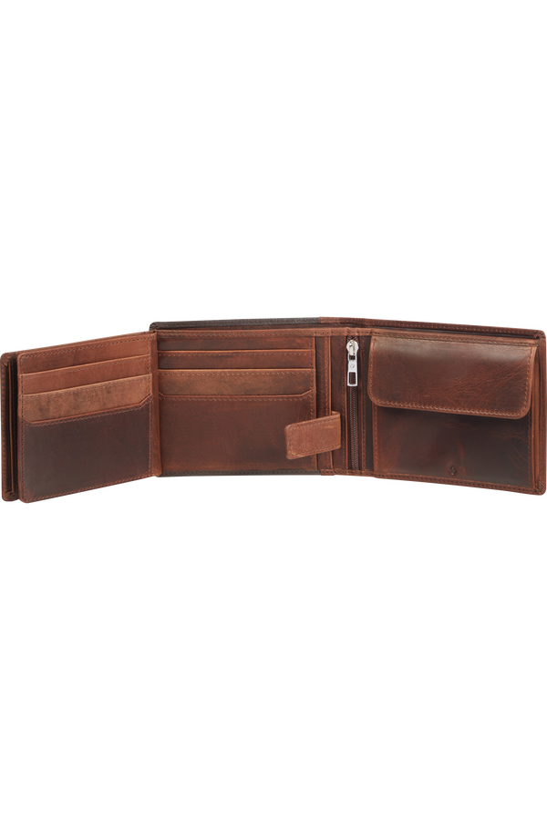 Samsonite Oleo Slg 037 - B 9cc+2hfl+Zip+2c  Mørkebrun