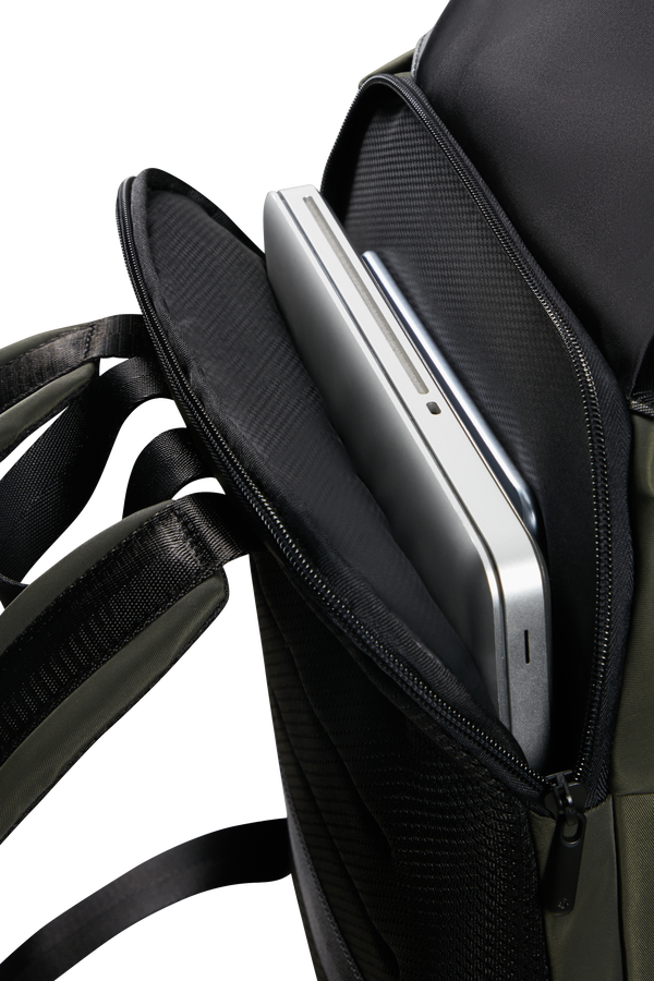 Samsonite Relyon Backpack M 15.6'' with flap  Grøn