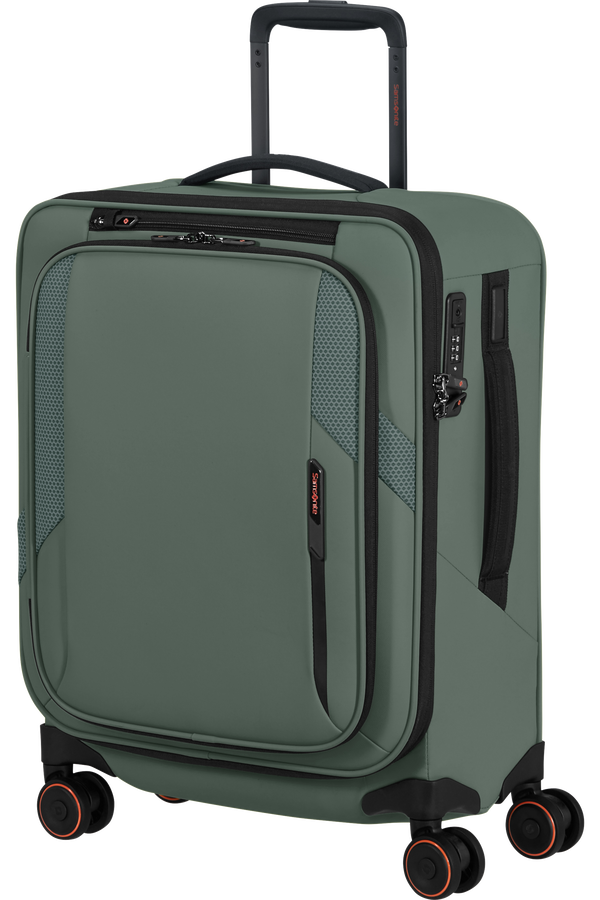 Samsonite Glazed Spinner Expandable 55cm  Salviegr&oslash;n