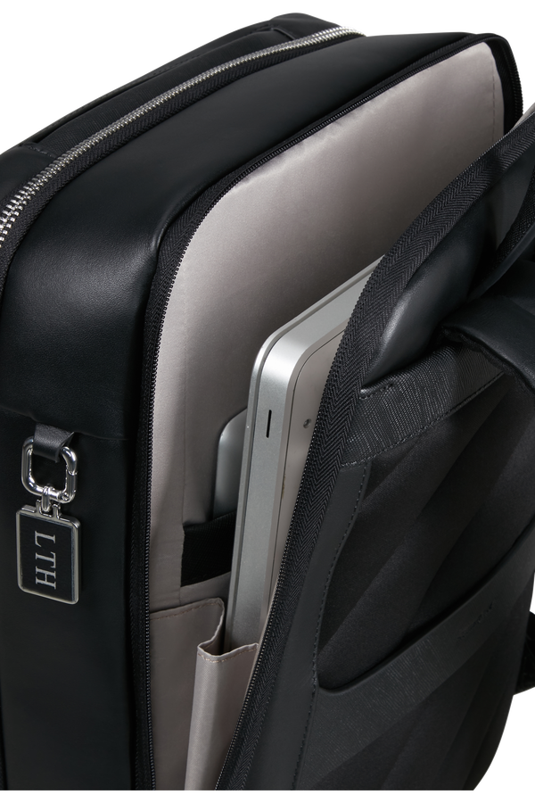 Image Biz Leather Rygs&aelig;k 14.1" | Samsonite Image Biz Leather Backpack 14.1'  Sort