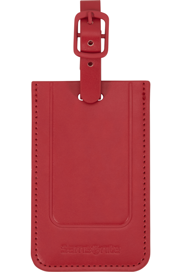 Samsonite Ta Revolution Rectangle Luggage Tag x2  Rød