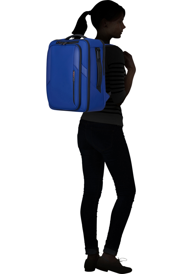 Samsonite Glazed Underseat Backpack M  Elektrisk bl&aring;