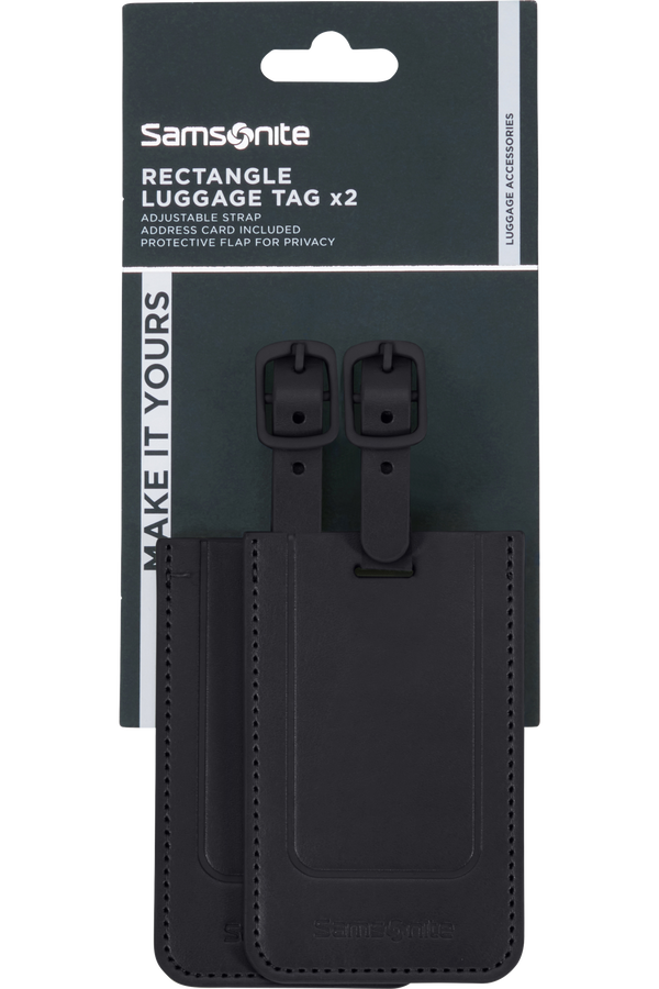 Samsonite Ta Revolution Rectangle Luggage Tag x2  Sort