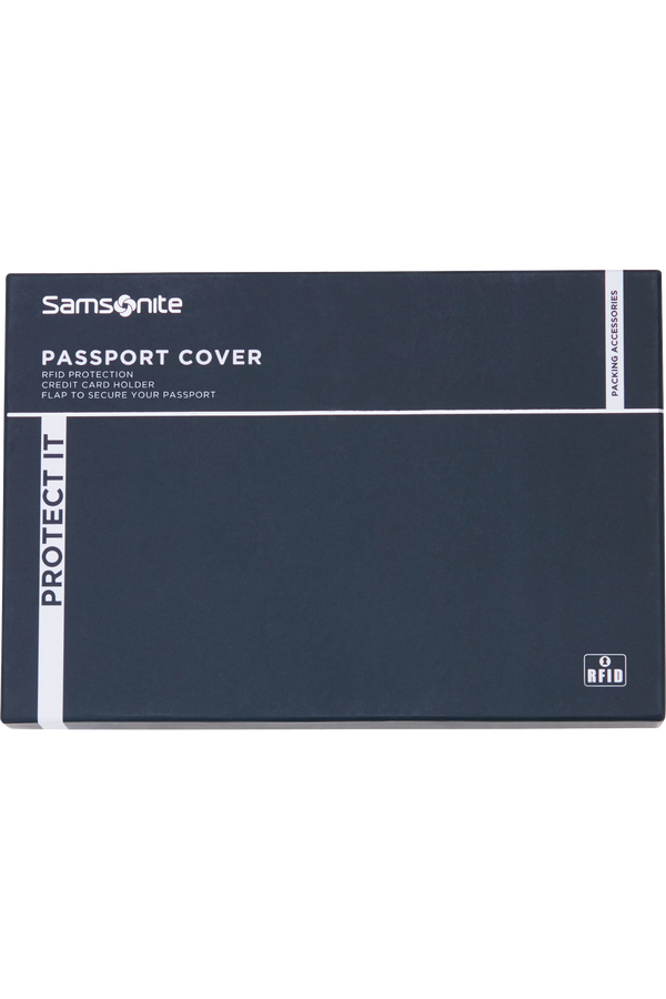 Samsonite Ta Revolution Passport Cover  Sort