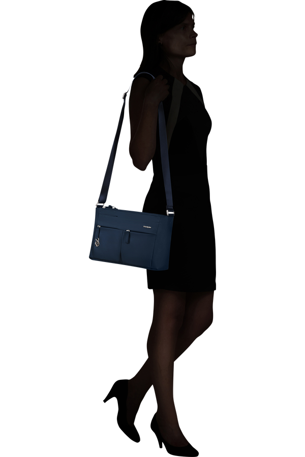 Samsonite Move 5.0 Horiz. Shoulder Bag + Flap  Mørkeblå