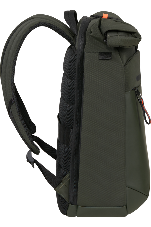 Samsonite Moderny Rolltop Backpack 15.6  Gr&oslash;n