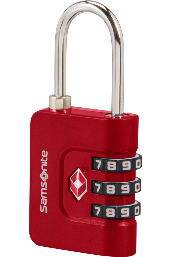 Samsonite Ta Revolution Combilock 3 dial TSA  R&oslash;d