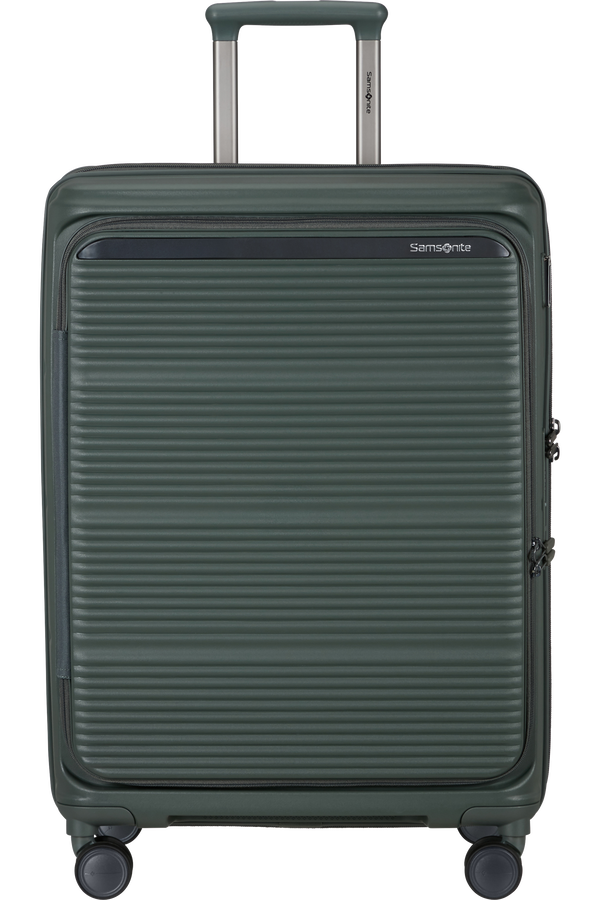 Samsonite Paralux Spinner Expandable Medium Sp 67cm  Oliven