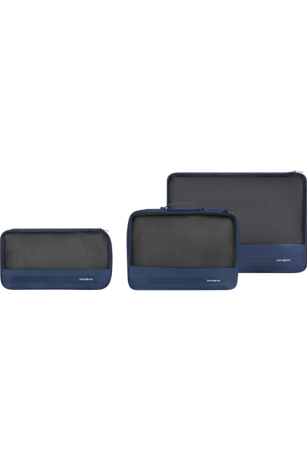 Samsonite Ta Revolution Set of 3 Packing Cubes  Midnatsblå